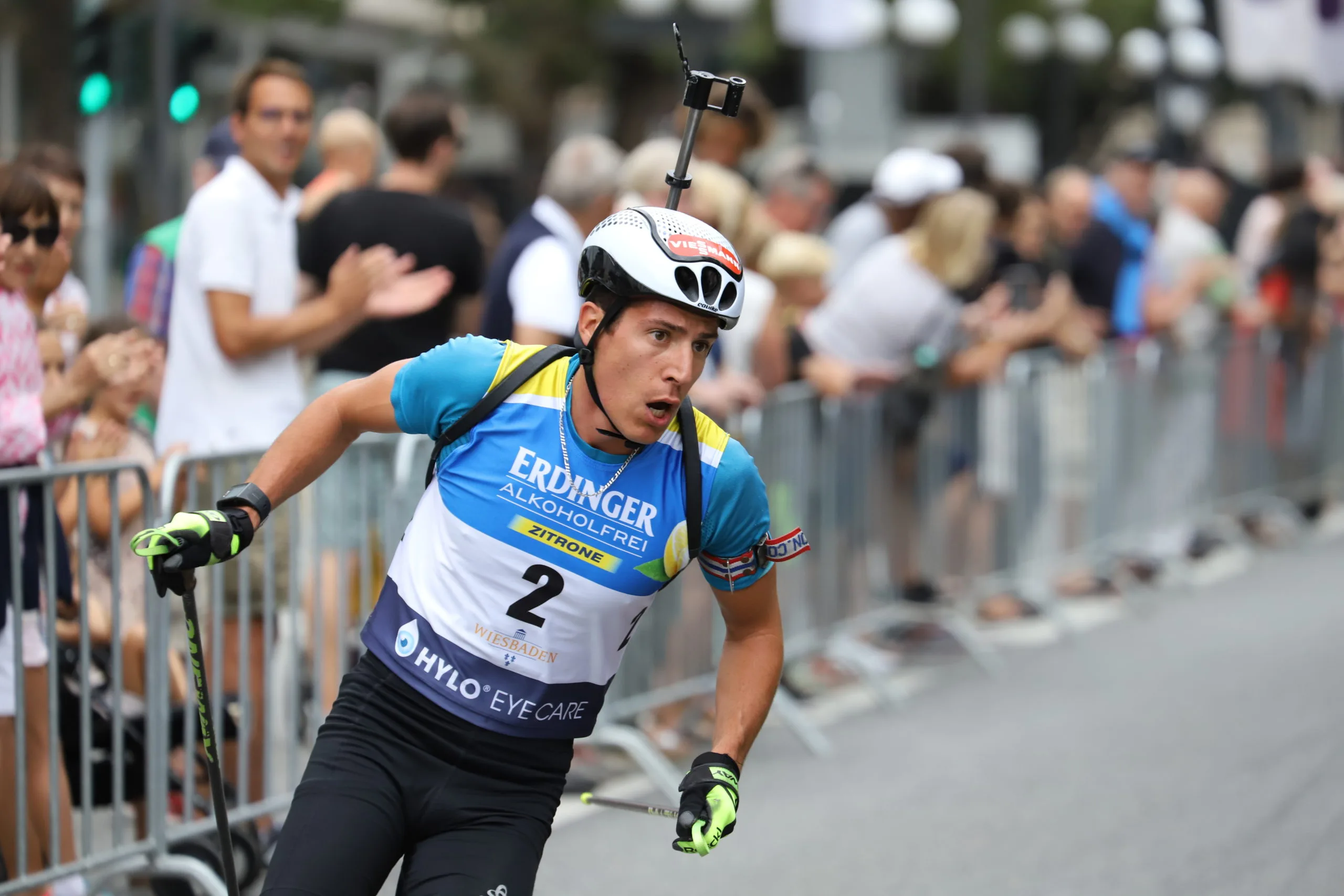 Le City Biathlon diffusé sur la chaîne l'équipe - Julien Klein