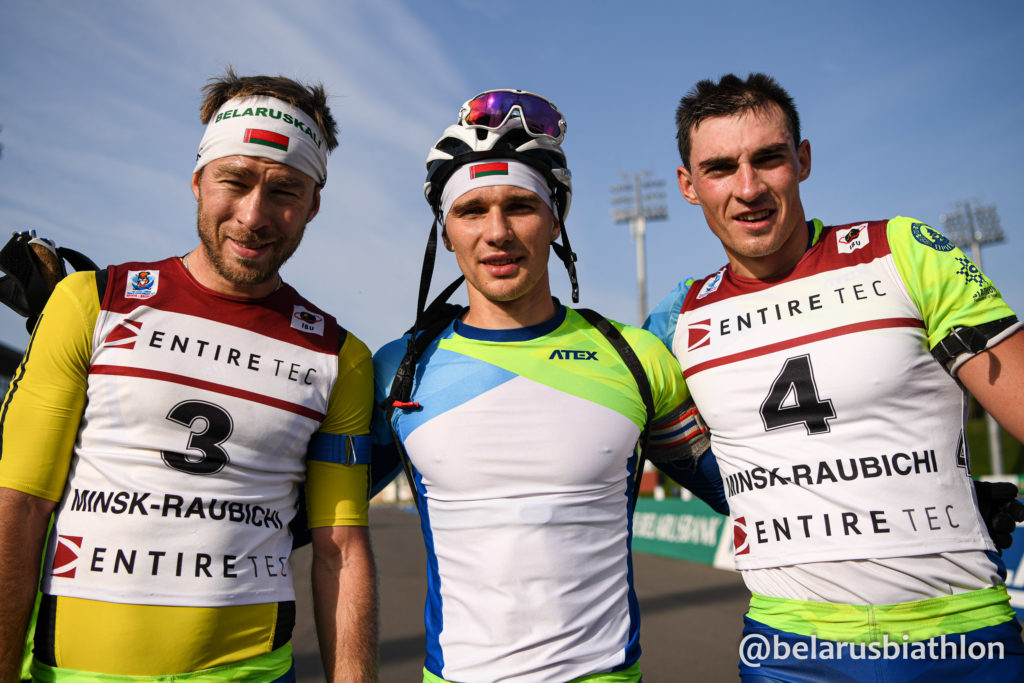 Podium hommes poursuite biélorussie 2020 Podium hommes poursuite biélorussie 2020