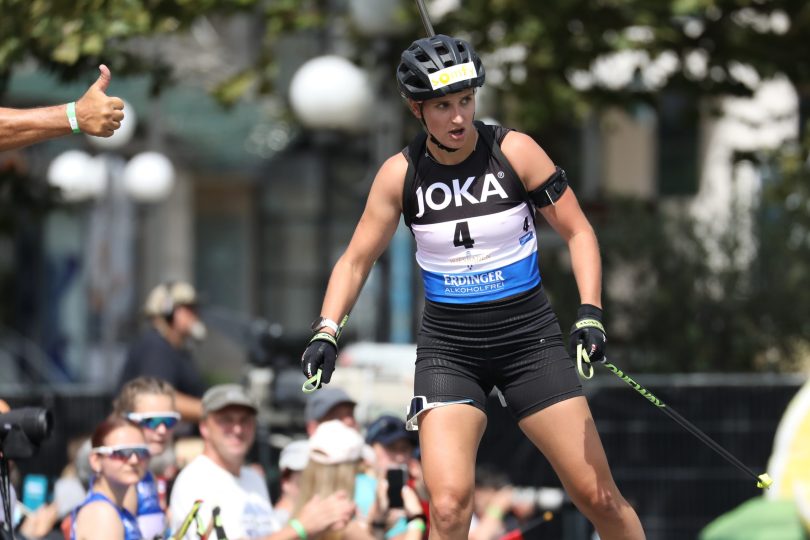 Julia Simon - City Biathlon Live via Julien Klein
