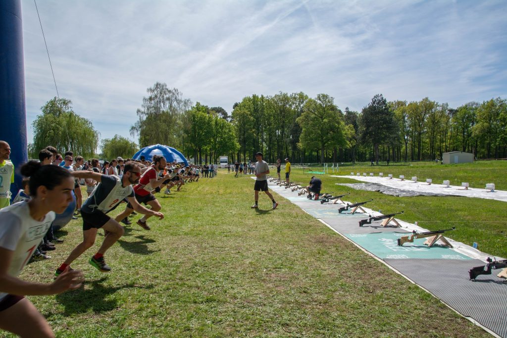 Tir à la carabine Sarthe Biathlon Festival