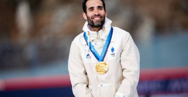Martin Fourcade a reçu sa médaille d’or des JO de Vancouver