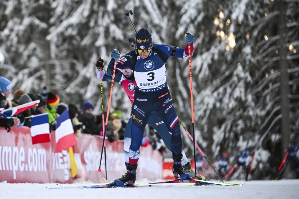 Julia Simon en pas de montée